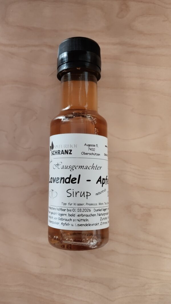 Sirup Lavendel-Apfel