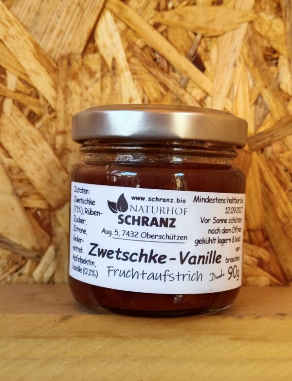 Fruchtaufstrich Zwetschke-Vanille